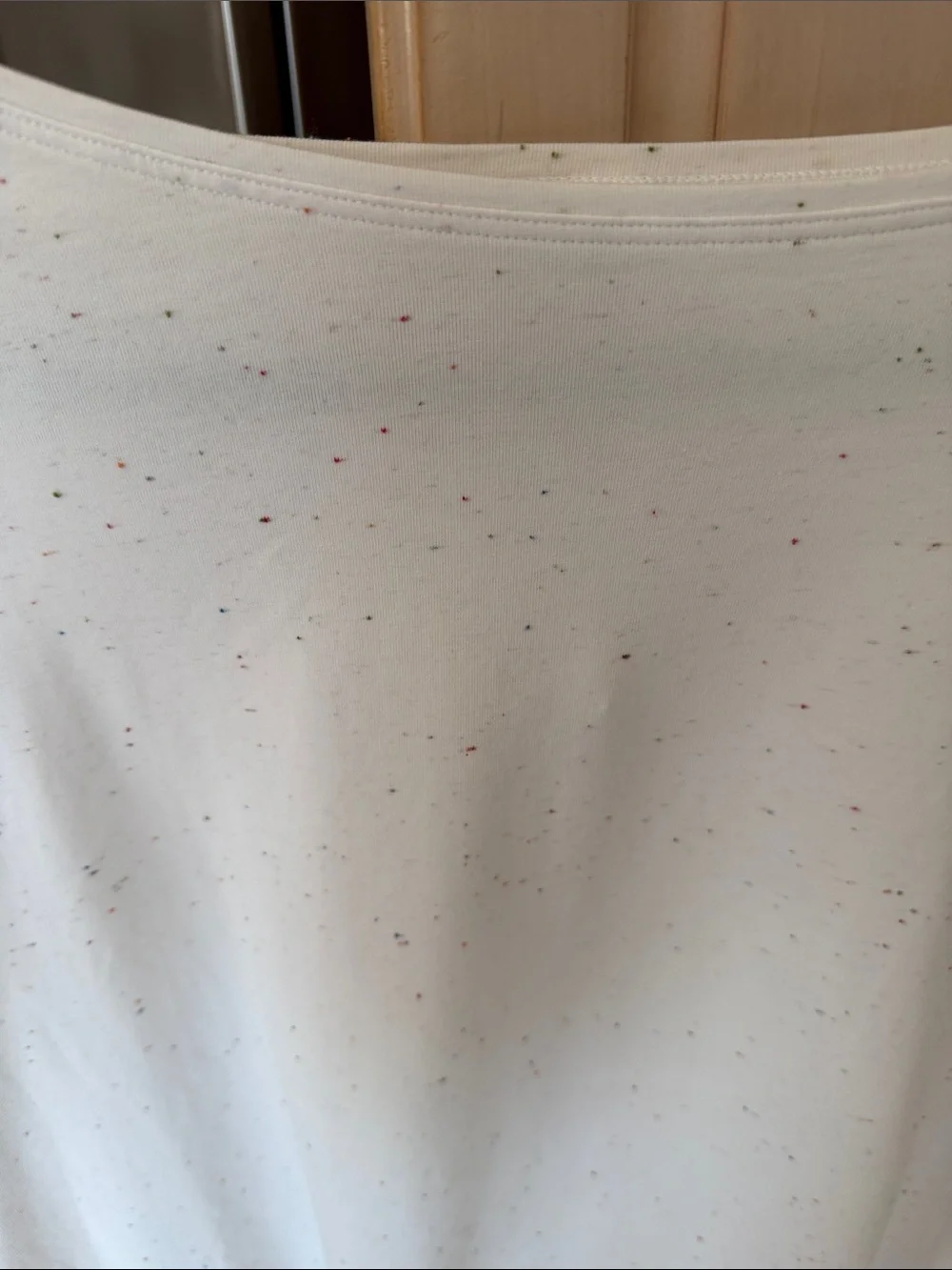 LuluLemon White Speckled Long Sleeve Tee sz 10